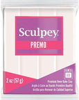 Premo  Polymer Clay 2 Ounces-White Translucent (PE02 5527)