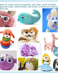 180Pcs Safety Eyes Backs 12Mm to 20Mm Plastic Washers for Safety Eyes and Noses Doll Accessories Washers for Stuffed Animals Amigurumis Crochet Bears Doll Making