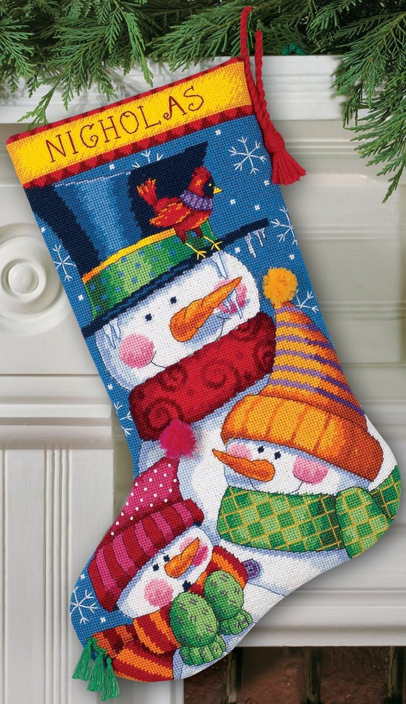 Needlecrafts Needlepoint, Freezin' Season Stocking