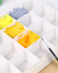 Artist Paint Saver Palette 24 Wells with 1 Fine Paintbrush