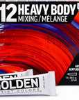 , Heavy Body Acrylics, 12-Color Mixing Set