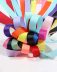100 Yards Solid Grosgrain Ribbon, 3/8" X 5 Yard/Roll, 20 Colors Rainbow Multicolor Fabric Ribbons Roll Perfect for Crafts Gifts Wrapping Flower Bouquet Hair Bows & Other Projects