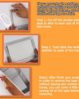 Sticky Self-Adhesive Tear Away Embroidery Stabilizer Backing 12" X 10 Yd Roll - Medium Weight for Napped Fabric & Hoop Less Embroidery