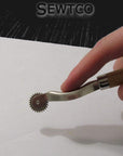 Sewing Tracing Wheel for Sewing Patterns, Wood and Stainless Steel Pounce Wheel, Perforation Cutter,Overstitch Wheel, Paper Perforator Tracing Wheel Sewing, Rotary Perforator, Pounce Wheels, by