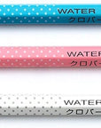 Water Soluble Pencil-White, Pink & Blue