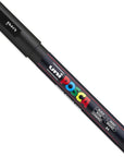 - Ultra Fine to Fine Paint Marker Pens Set - PC-1MR, PC-1M, PC-3M - Black Ink - Pack of 3