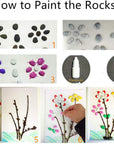 3LB Tiny Painting Rocks DIY Rocks for Painting Detail-Painting Smooth Surface Stones,Arts,Crafts Garden,About 350-400PCS 0.5 to 1.0 Inches ,Hand Picked for Painting Rocks