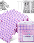 Blocking Mats for Knitting, Crochet Blocking Boards for Crochet Projects, Extra Thick Blocking Mat Boards for Crochet Projects with 150 T-Pins and Storage Bag for Knitting Crochet Projects