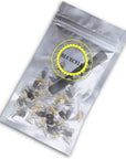 Bluecell 60Pcs Metal Cross Slot Tip Screws for Belt Buckle Wallet Handbag, Screwdriver Included
