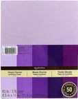 Cardstock Paper, 8 1/2" X 11" Purple Passion