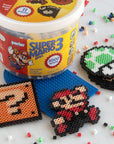 Craft Bead Bucket Activity Kit, 5003 Pcs, Super Mario Brothers - 80-42947
