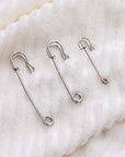 Large Safety Pins Pack of 40, Safety Pins Heavy Duty Assorted (2", 2.5", 3"), Blanket Pins Safety Pin Extra Sturdy Bulk Pins for Blankets, Skirts, Crafts, Kilts