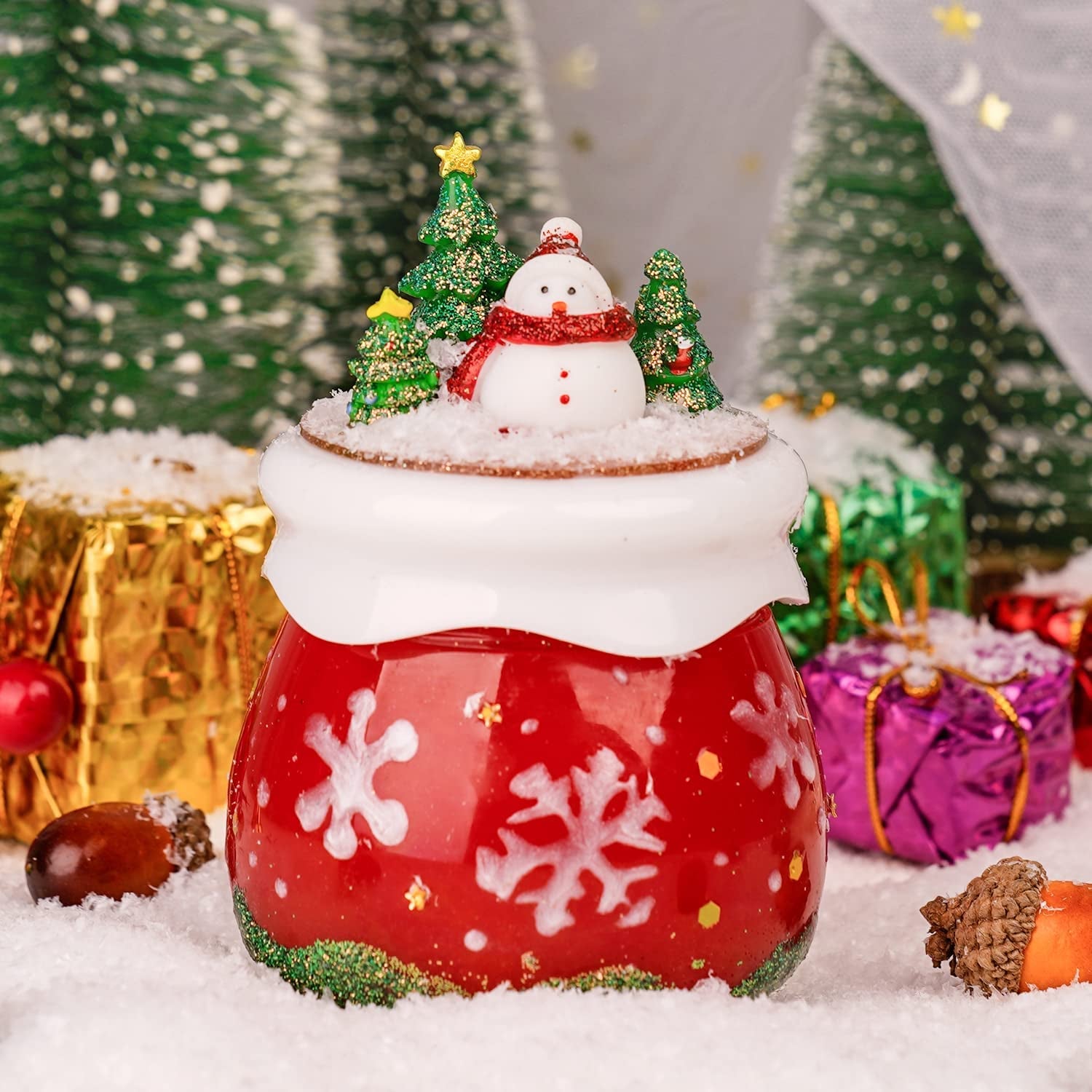 Pudding Jar Resin Molds with Lid, Epoxy Molds Silicone for Storage Bottle,Candle Holder,Candy Container, Epoxy Casting Craft,Flower Pot, Gifts