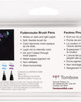 56448 Fudenosuke Brush Pens, Pastel, 6-Pack