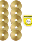 Titanium Coated Rotary Cutter Blades 45Mm 10 Pack Replacement Blades Quilting Scrapbooking Sewing Arts Crafts,Sharp and Durable