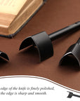 3 Sizes Leather Corner Punch 0.98/1.18/1.57 Inch V-Shaped Leather Punch, Leather Belt Punch Cutter English Point End Punch Leather Working Cutting Tools (25Mm, 30Mm, 40Mm)