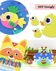 200 Pieces Googly Eyes Self Adhesive, 1 Inch Small Googly Eyes Wiggle Eyes for Crafts