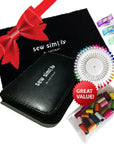 Sewing Kit for Adults and Kids - Small Beginner Set W/Multicolor Thread, Needles, Scissors, Thimble & Clips - Emergency Repair and Travel Kits - Sewing Accessories and Supplies