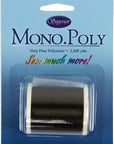 - Monopoly Reduced-Sheen Polyester Thread for Quilting and Invisible Applique, Smoke, 2,200 Yds.