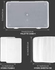 Wet Palette Paint Palette for Acrylic Paints Miniatures Paint Pallet Pigment Palette Model Paint Keeps Your Paint Wet for Longer