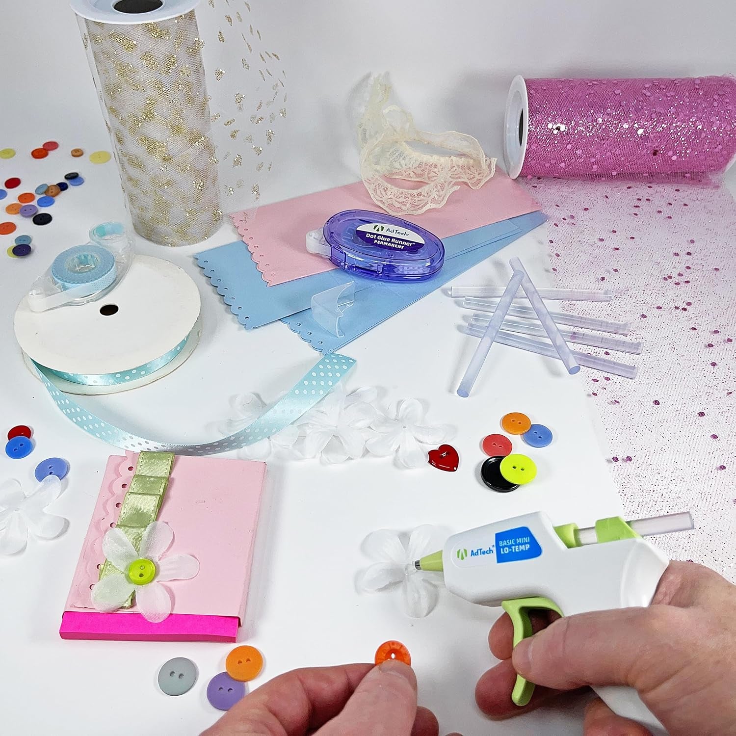 Low Temp Mini Gun Kit with Glue Sticks