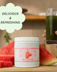 Super Greens - Organic Greens Powder to Reduce Bloat, Support Gut Health, Boost Immunity, Healthy Digestion for Women - Antioxidant Support - Spirulina - Chlorella -Watermelon Slush