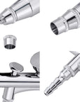 Professional 0.4Mm Nozzle Single Action Gravity Feed Airbrush