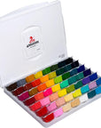 Gouache Paint Set, 56 Colors X 30Ml Unique Jelly Cup Design in a Carrying Case, Gouache Opaque Watercolor Painting Perfect Art Supplies for Artists, Students, and Kids