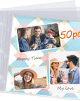12X12 Scrapbook Page Protectors, 50 Pack, Scrapbook Refill Pages Protective Sleeves, Heavyweight, Fit Scrapbook Binder and 12X12 Photo Album Refill Pages