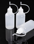 10 Pcs Needle Tip Glue Bottle Applicator DIY Quilling Tool Precision Tip Glue Plastic Liquid Dropper Bottles (30 Ml)