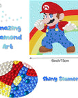 Diamond Art Kits for Kids - 4 Pack Diamond Art Painting Kits for Kids - Arts and Crafts for Kids Ages 8-12 - 5D Diamond Art Paint by Number Dots - GEM Art for 5 6 7 9 10 Year Old Girls Boys Gifts