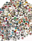 100 Pcs Floating Charms Assorted Mix DIY for Floating Lockets Glass Living Memory Lockets,Random Style