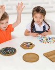 6Pcs Wooden Mosaic Base, Various Shapes Substrates for Mosaic Crafts DIY Mosaic Tiles Coaster Base…