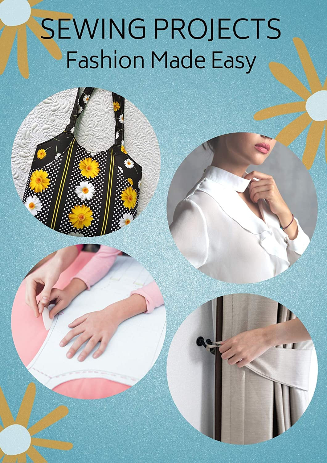 Medium Weight Iron on Fusible Interfacing for Sewing Projects, (40 Inch X 3 Yard) White Non-Woven, One Sided