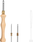 Punch Needle, Wooden Punch Needle Tool, Adjustable Embroidery Punch Needle Tool for Punch Needle, DIY Craft Stitching