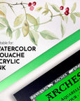 Aquarelle Watercolor Pad, Cold Pressed, 140Lb/300Gsm, 12 Sheet, 10X14 Inch, Watercolor Paper 100% Cotton