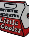Don'T Hate Me Because I'M a Little Cooler Embroidered Patch Iron on Sew on Words Patch DIY Accessory Punk Skull Cool Patches for Backpacks Jackets Clothes