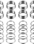 Flat Key Rings 1Inch/25Mm Metal Split Keyring for Keychain and Crafts Dog Tag Rings for Collar (60Pcs/Box)…