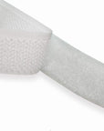 Sew on Hook and Loop Tape 3/4 Inch Width, Non-Adhesive Sticky Back, Sewing Fastening Tape Nylon Fabric Fastener Interlocking Tape Sewing Fasteners for Sewing DIY Crafts (White, 16.4FT)