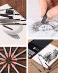 - Sketch Pencils for Drawing, 19 Pcs, Drawing Pencils for Sketching with Graphite Sticks, Erasers and Sharpener, Sketching Pencils, Art Pencils for Sketching, Graphite Pencils, Artist Pencils