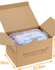 40 Brother Colors 500M Each Embroidery Machine Thread with Clear Plastic Storage Box for Embroidery Sewing Machine