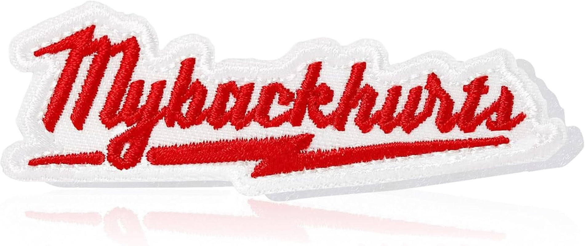 My Back Hurts Patch, 1 Pc Funny Embroidered Patch for Blue Collar Worker Builder, Tactical Morale Patch for Backpacks, Hard Hats, Dog Harnesses, Vests, Bags