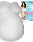 Luna Bean Belly Casting Kit Pregnancy, Deluxe Belly Cast with Smooth Finish - Gift for Expecting Mom, Baby Nursery Decor, Mothers Day Keepsake, Mom to Be Gift, Pregnant Mom Gifts