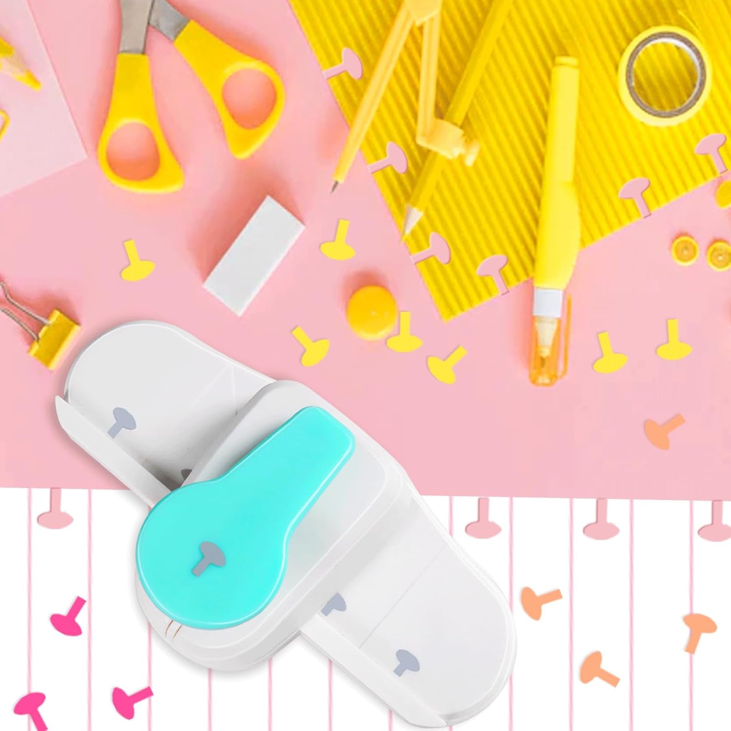 Mushroom Hole Puncher, Disc Planner Punch, Paper Punch, Craft Punch, Disc Puncher, Disc Binding Punch, Discbound Punches for Paper Crafts, Discbound Notebook Punch, A6 Hole Puncher, A5 Hole Punch