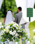 2 Pieces Floral Foam Cage with Floral Foam Flower Arrangement Foam Cage with Handle Rectangle Flower Foam Cage Holder for Fresh Flowers, Home Party Decoration, 11.8 X 4.9 X 3.1 Inches
