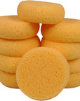 ® 10 Pack of 3-1/2 Inch round Synthetic Silk Sponges for Painting, Crafts, Ceramics, Household Use & More! Pack of 10 Sponges