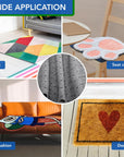 80" X 80" Non Slip Area Rug Pad, Non Skid Rug Backing for Carpet Premium Thick Rug Gripper for Hardwood Floors Ideal Rug Tufting Gun Supplies Rug Making