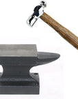 Iron Horn Anvil Bench Block,Small Iron Single Horn Base Jeweler Blacksmith Tool, Metal Stamping Hammer for Jewelry Making