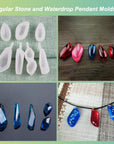 30Pcs Resin Jewelry Molds, Jewelry Molds for UV Resin, Resin Silicone Molds Kit with Bracelet Molds,Pendant Molds,Ring Molds for Epoxy Resin