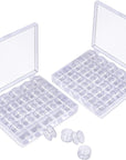 50 Pcs Bobbins, Plastic Bobbins for Sewing Machine, Sewing Bobbins with Bobbin Case, Bobbin for Sin-Ger/Bro-Ther, Bobbins for Singer Sewing Machine